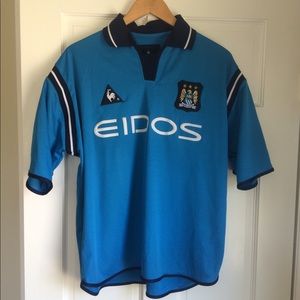 Manchester City Le Coq Sportif Home Shirt Large